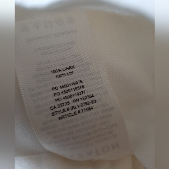 Aritzia Babaton 100% Linen Crop Top - Picture 8 of 8